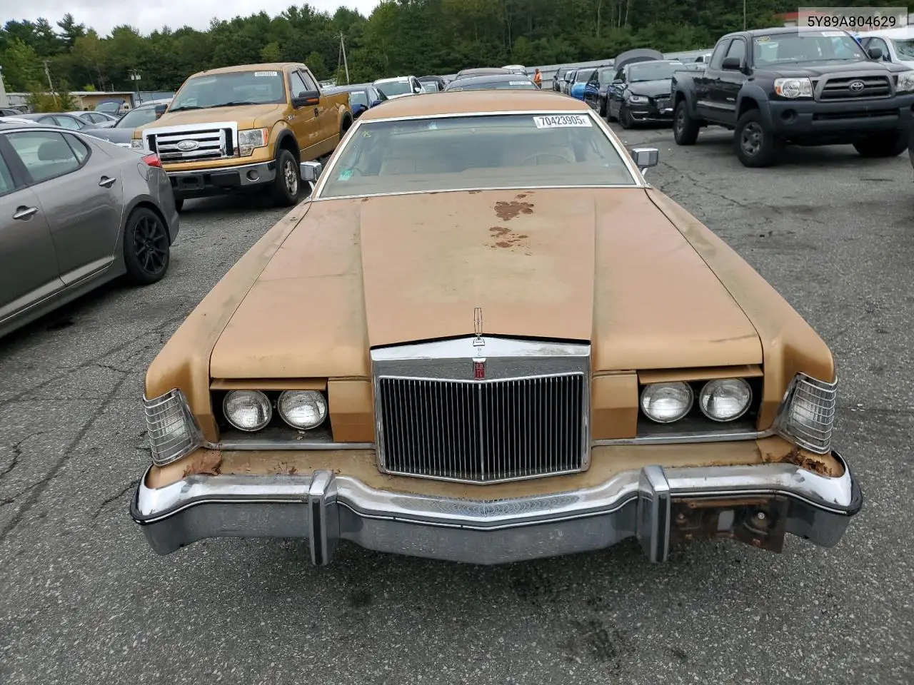 1975 Lincoln Townhouse Mark Vi VIN: 5Y89A804629 Lot: 70423905