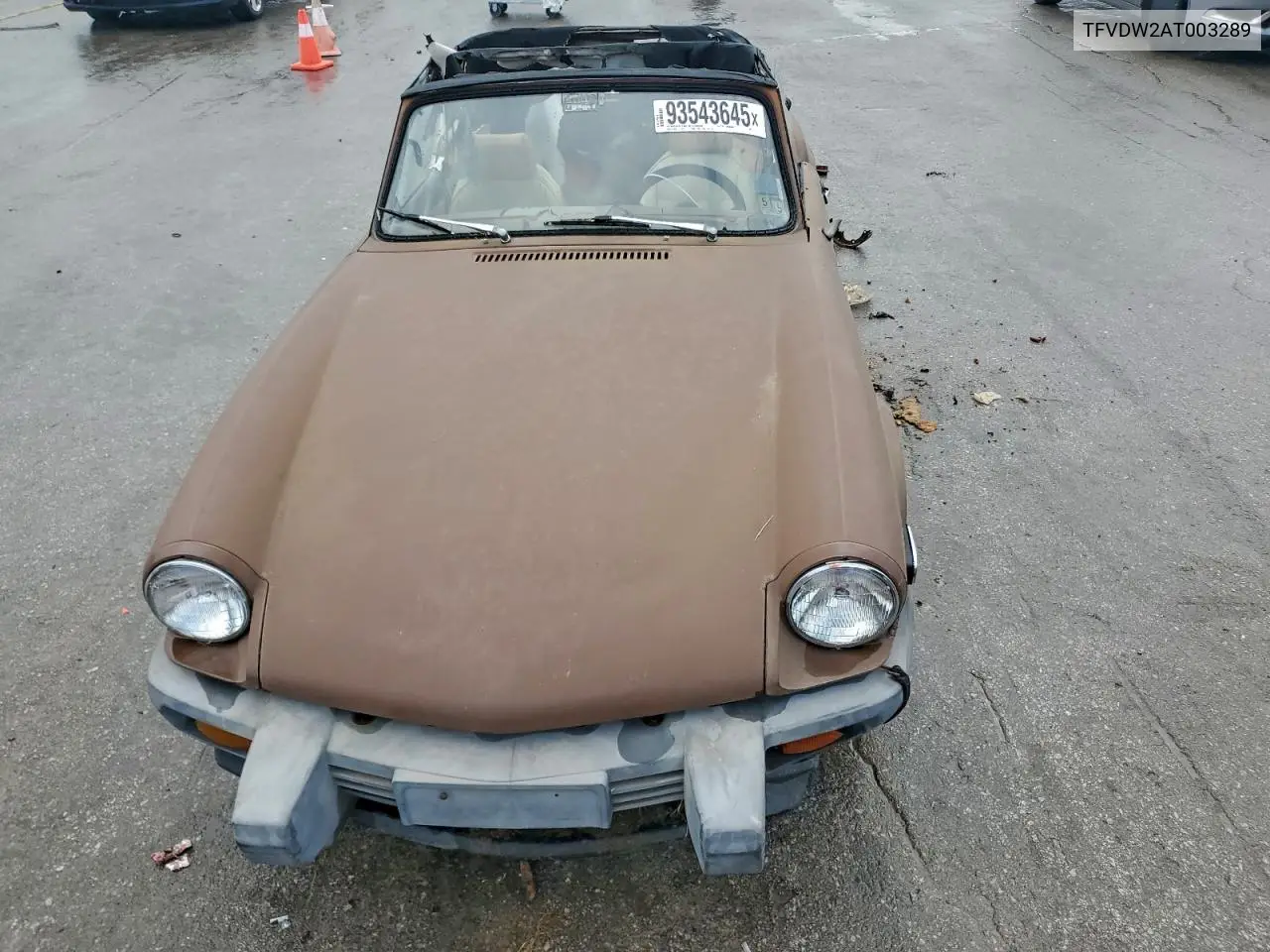 TFVDW2AT003289 1980 Triumph Spitfire