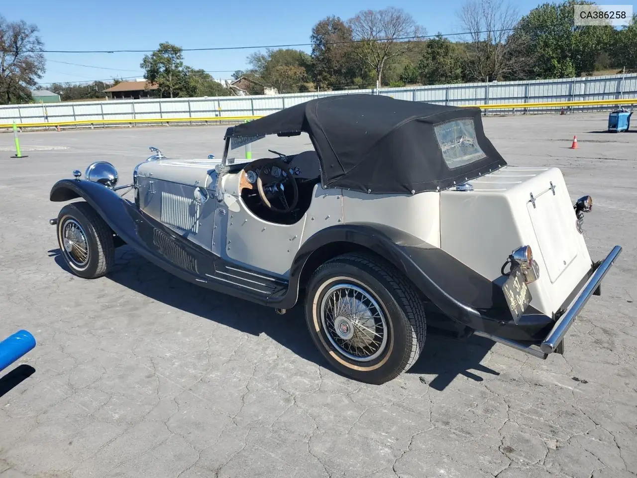 CA386258 1983 Spcn Kit Car