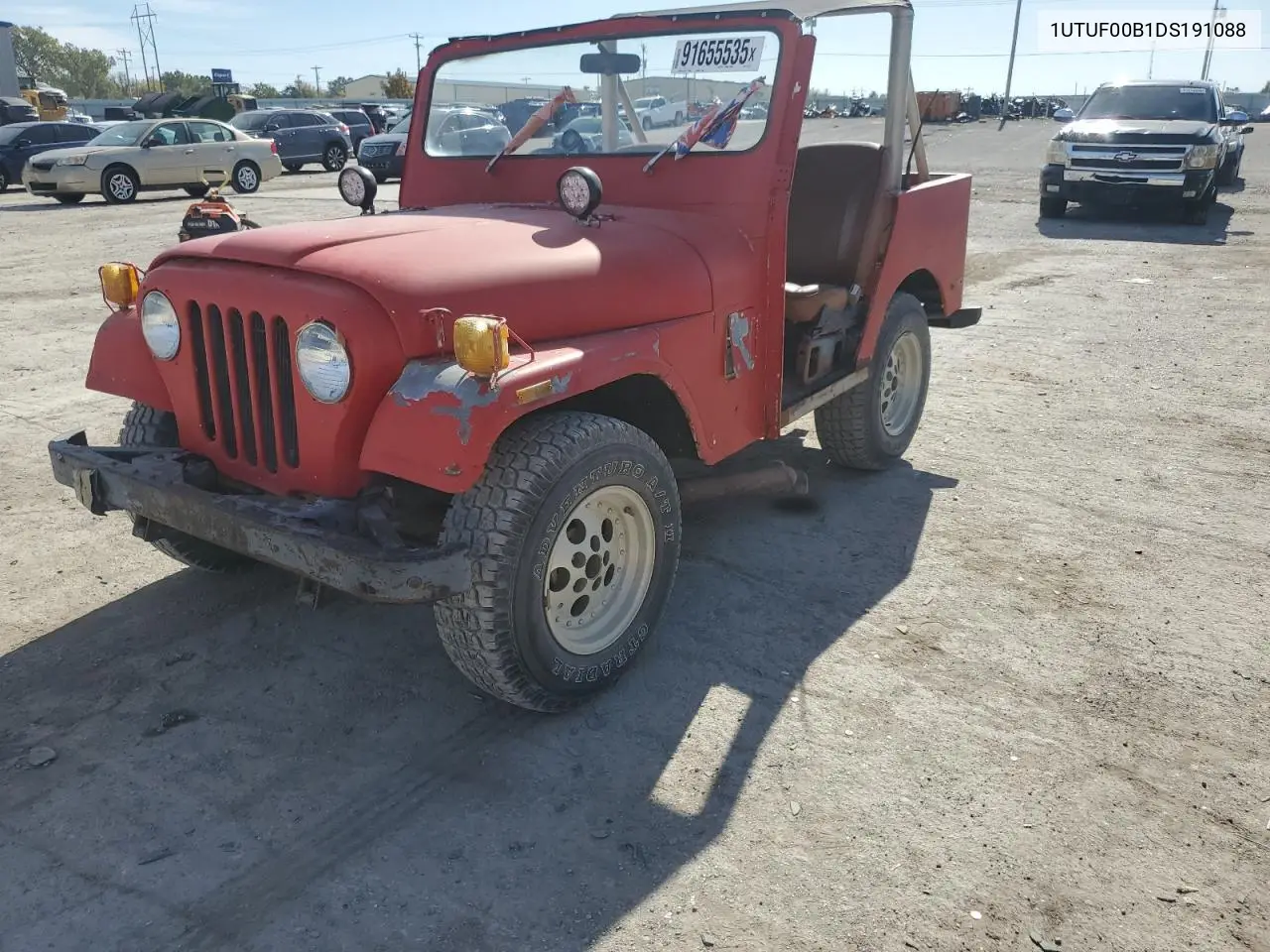 1UTUF00B1DS191088 1983 American General Dj5 Jeep