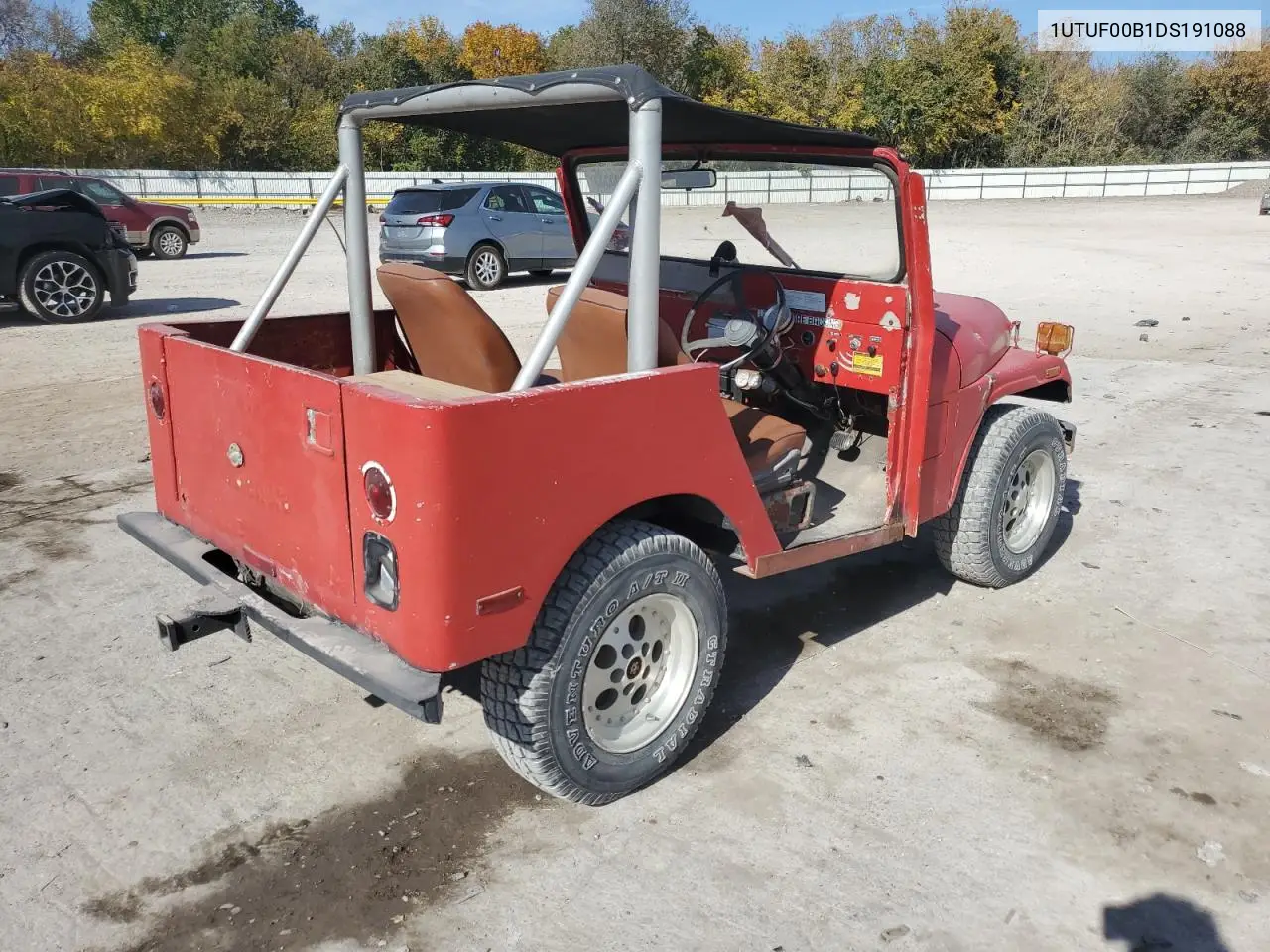 1UTUF00B1DS191088 1983 American General Dj5 Jeep