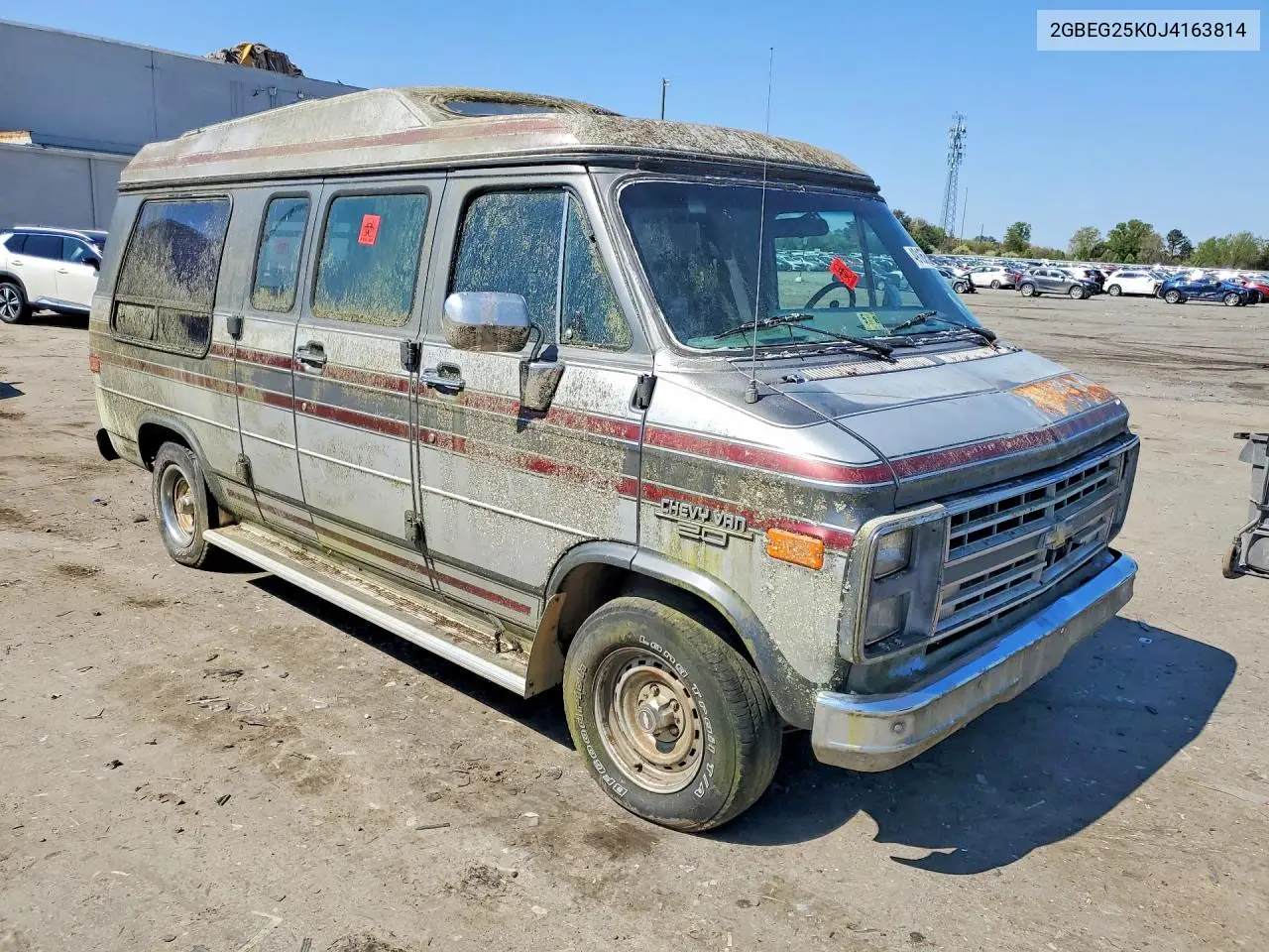 1988 Chevrolet G20 VIN: 2GBEG25K0J4163814 Lot: 49169596