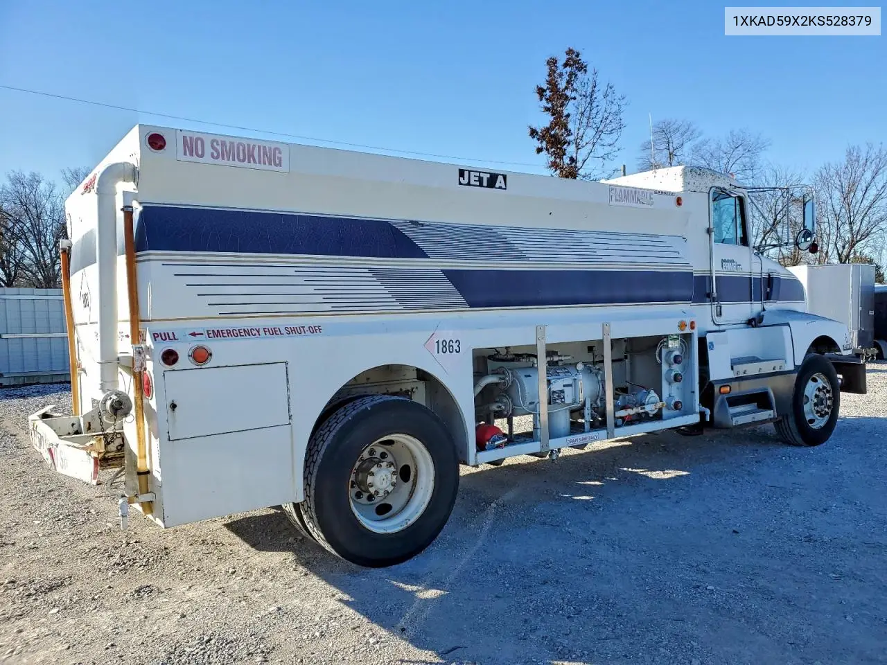 1989 Kenworth T600 - Semi Truck VIN: 1XKAD59X2KS528379 Lot: 96276825