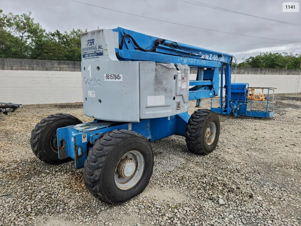 1998 Genie Z-60/34 Boom Lift VIN: 1141 Lot: 95157845