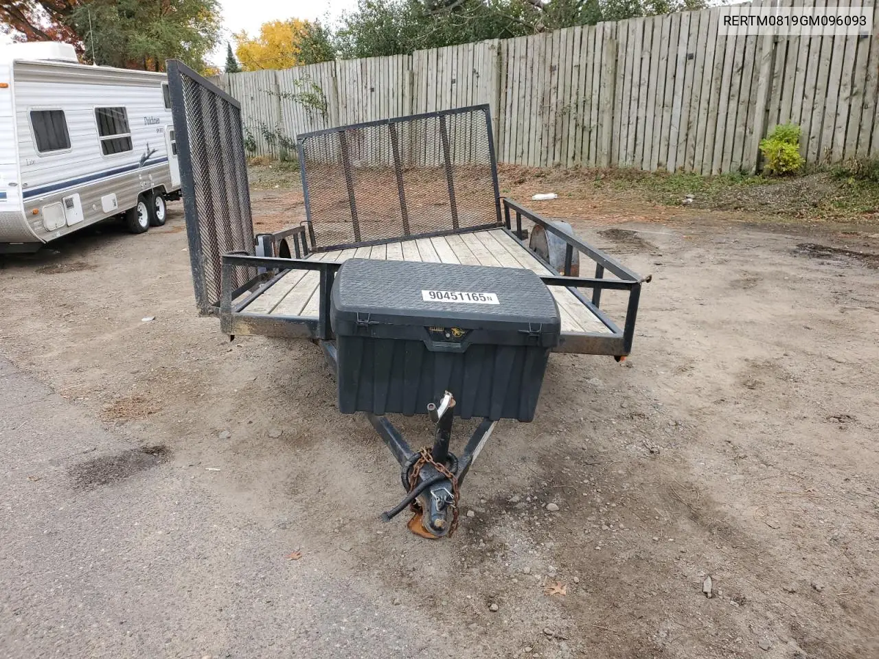 2000 Urwi Unknown - Utility Trailer VIN: RERTM0819GM096093 Lot: 90451165