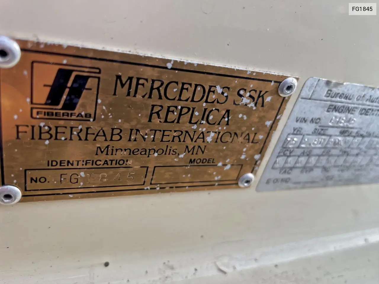 FG1845 1929 Mercedes-Benz Gazelle Kit Car