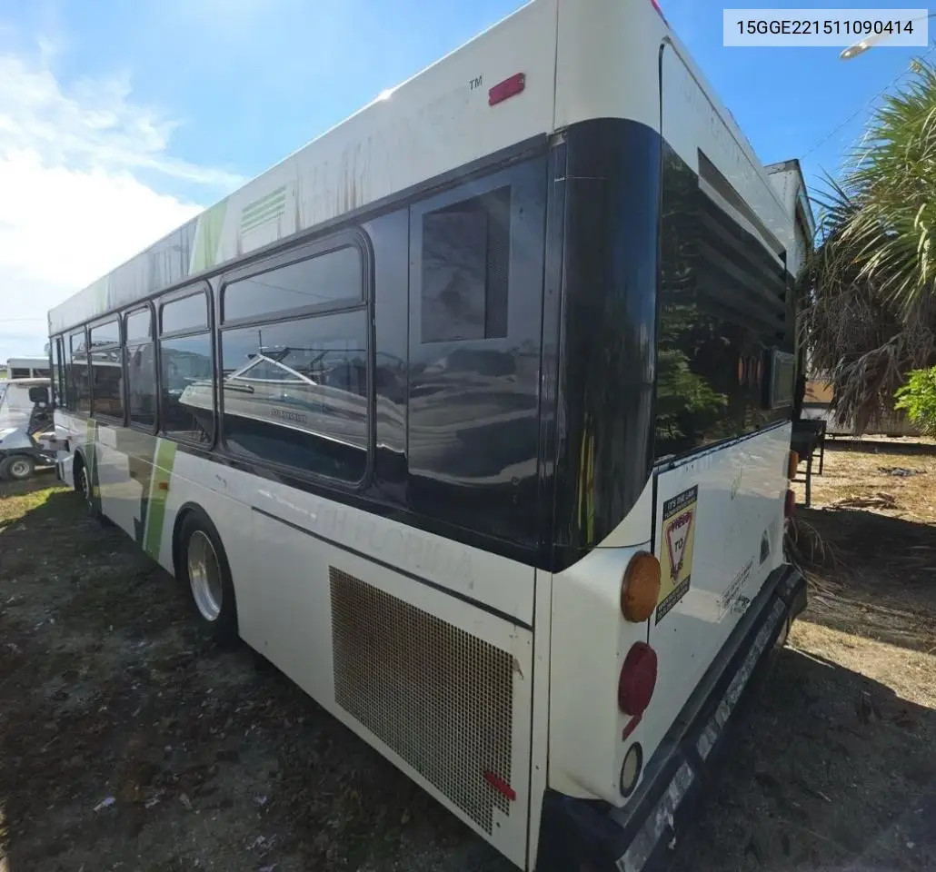 15GGE221511090414 2001 Gillig Transit Bus Low