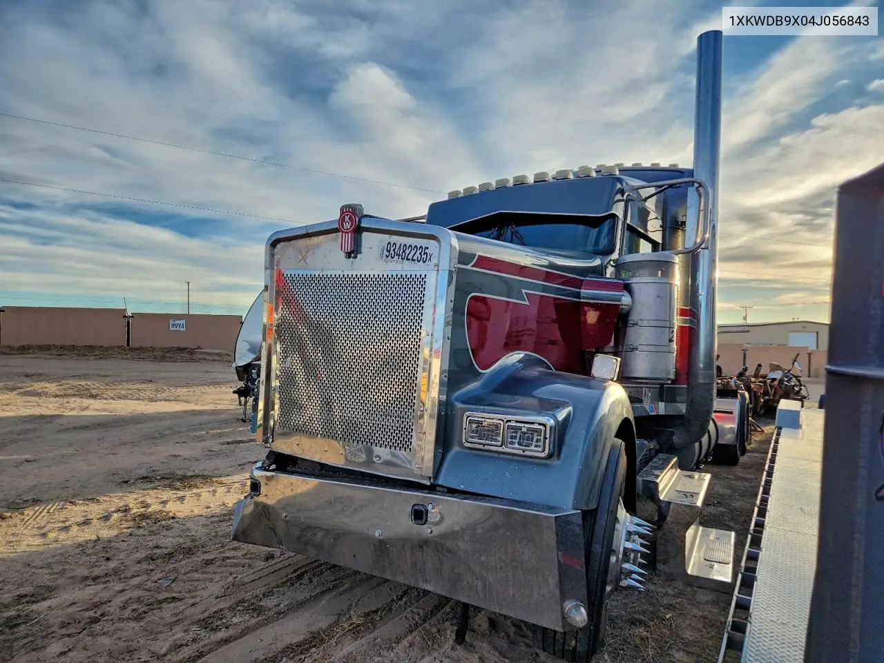 2004 Kenworth W900 Semi Truck VIN: 1XKWDB9X04J056843 Lot: 93482235