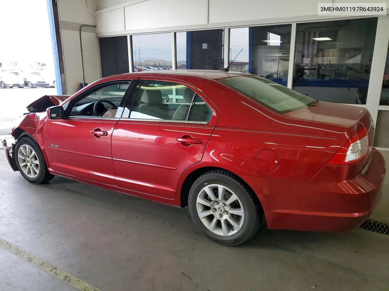 2007 Merc Milan VIN: 3MEHM01197R643924 Lot: 52752476