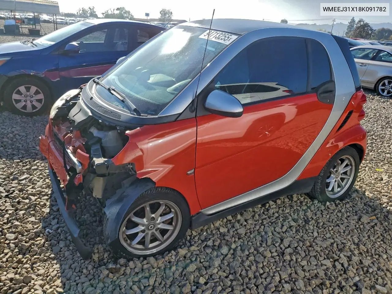 WMEEJ31X18K091782 2008 Smart Fortwo Pure