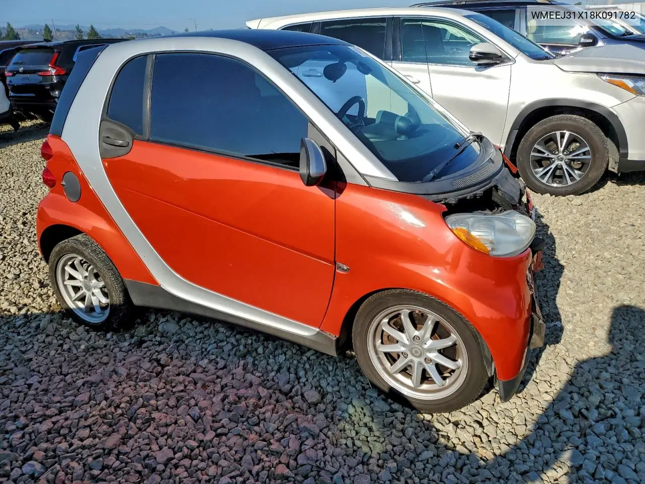 WMEEJ31X18K091782 2008 Smart Fortwo Pure