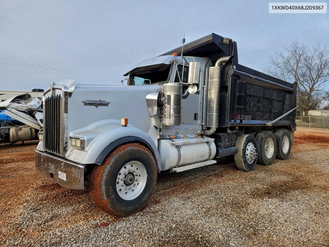 2008 Kenworth W900 Dump Truck VIN: 1XKWD40X68J209367 Lot: 94867055