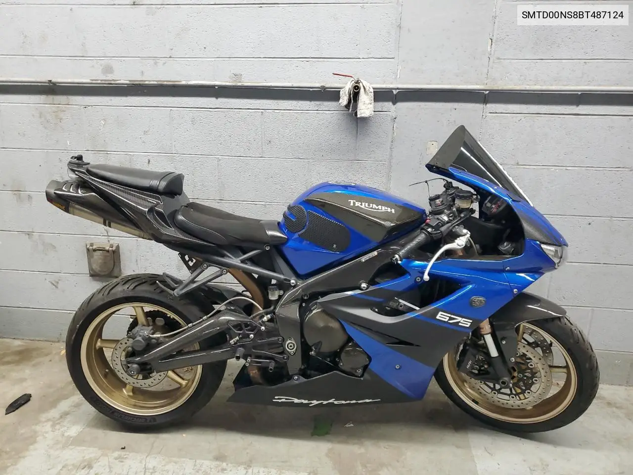 SMTD00NS8BT487124 2011 Triumph Motorcycle Daytona 675