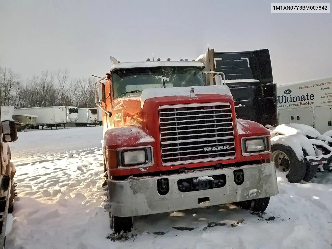2011 Mack 600 Chu600 VIN: 1M1AN07Y8BM007842 Lot: 94470365