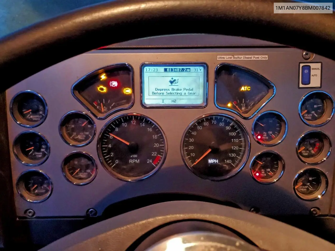 2011 Mack 600 Chu600 VIN: 1M1AN07Y8BM007842 Lot: 94470365