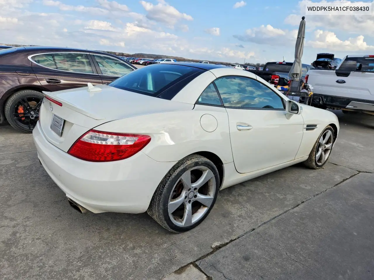 WDDPK5HA1CF038430 2012 Mercedes Benz Slk 350