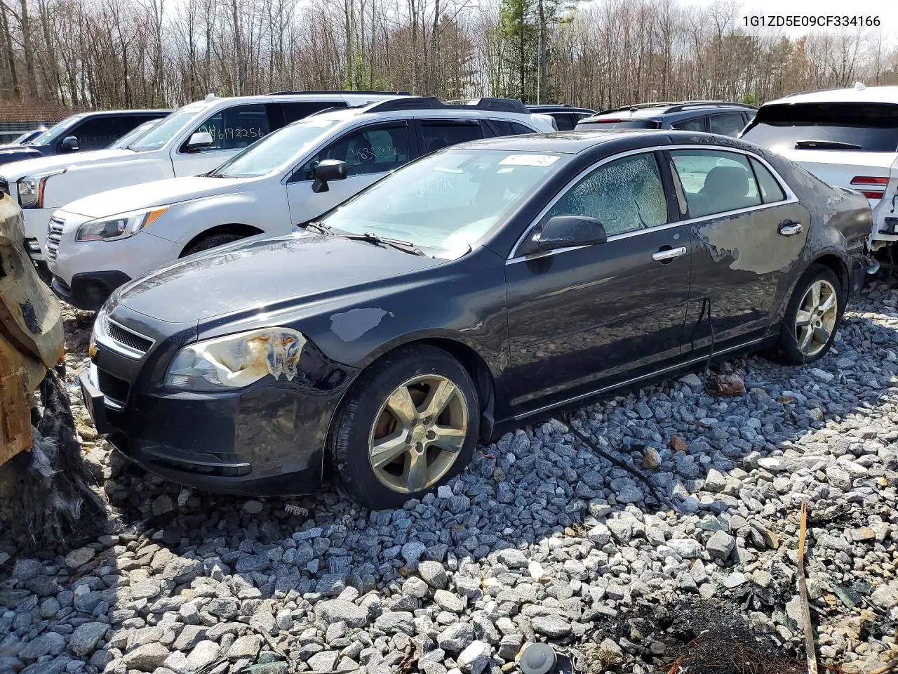 1G1ZD5E09CF334166 2012 Chev Malibu 2Lt