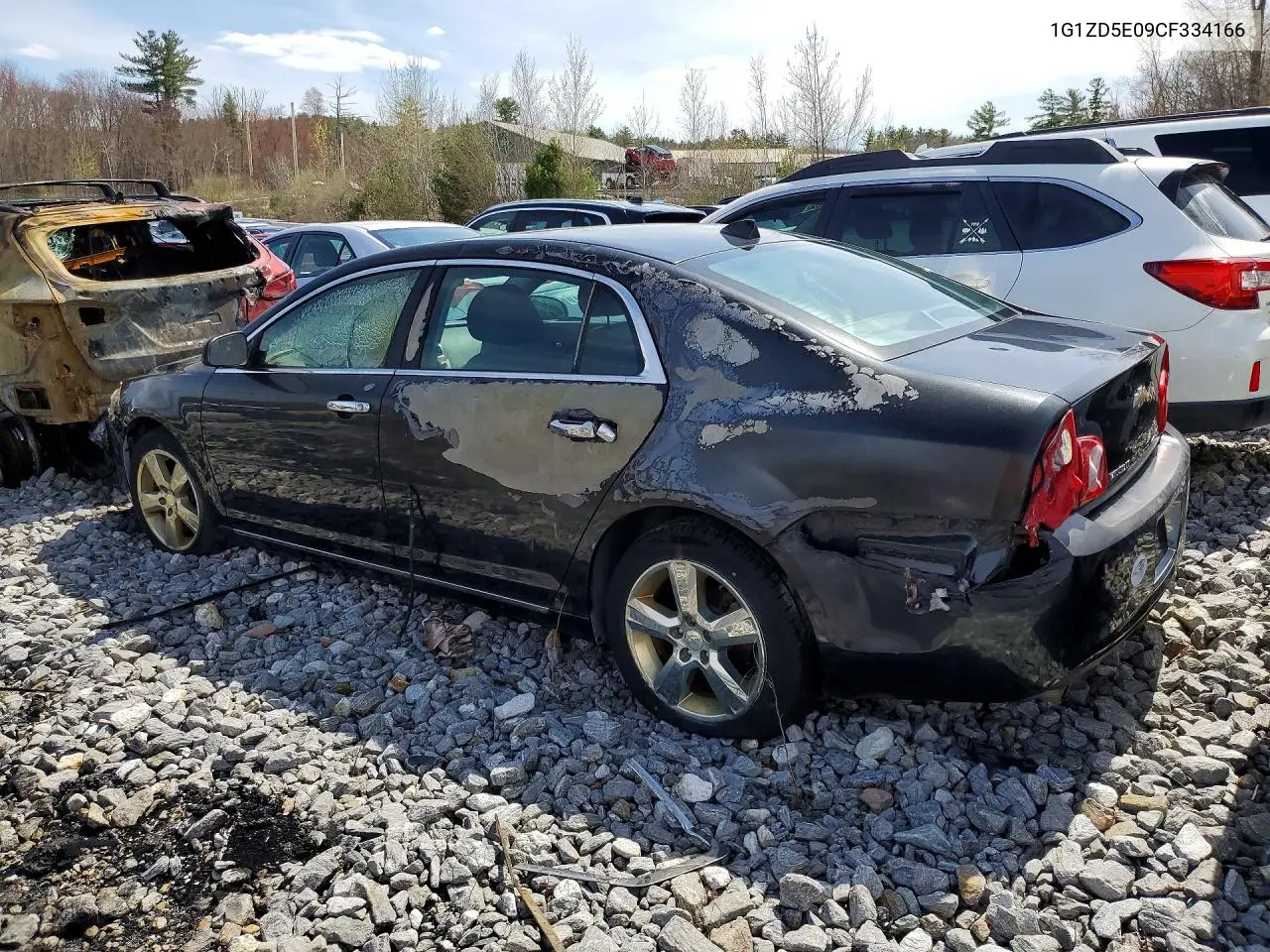 1G1ZD5E09CF334166 2012 Chev Malibu 2Lt