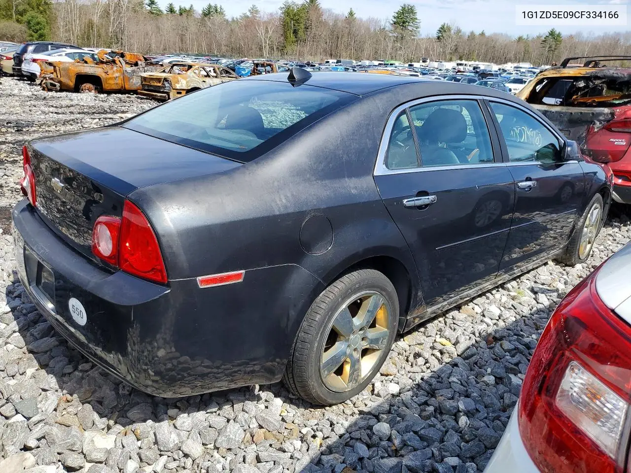 1G1ZD5E09CF334166 2012 Chev Malibu 2Lt