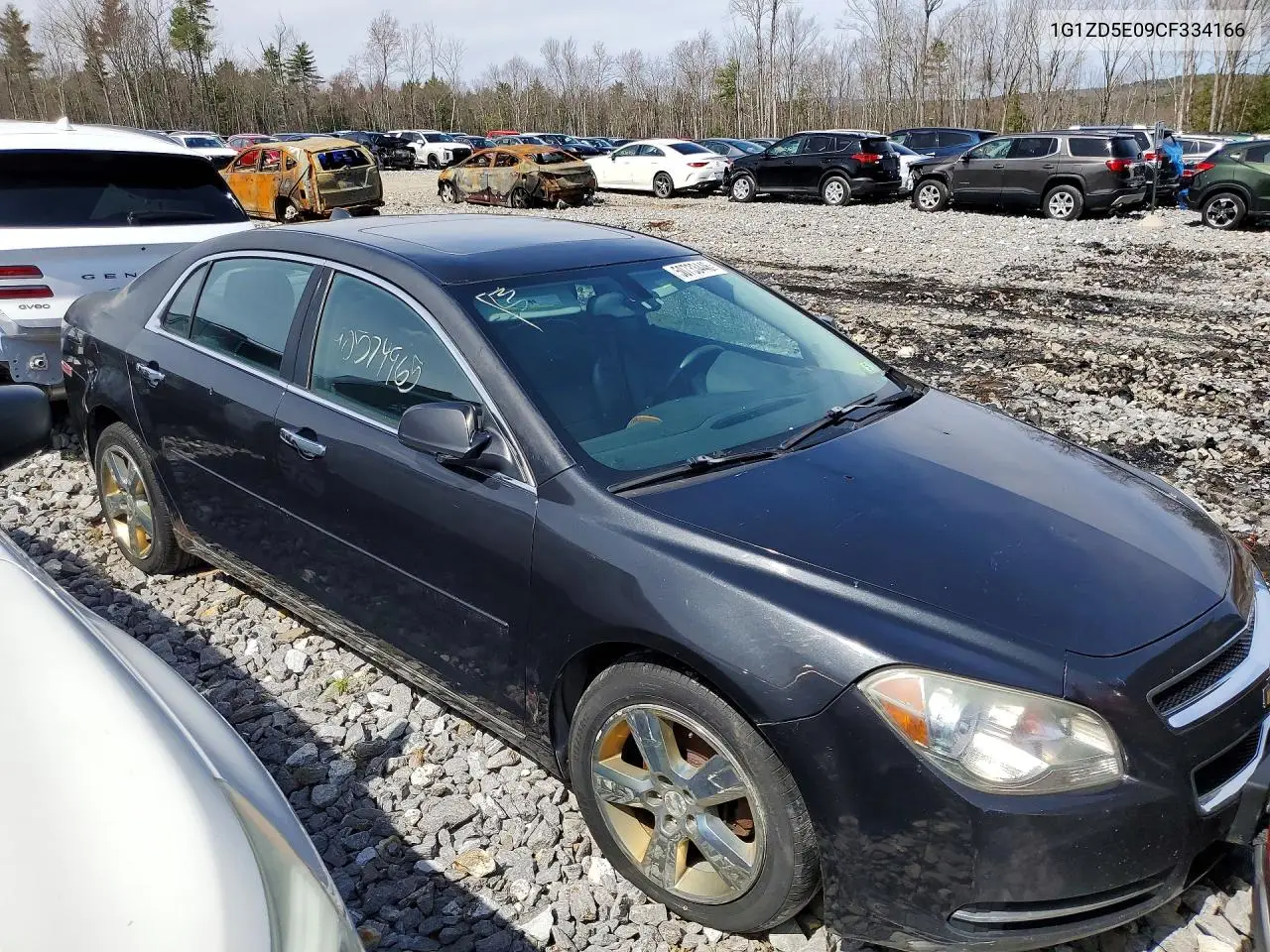 1G1ZD5E09CF334166 2012 Chev Malibu 2Lt