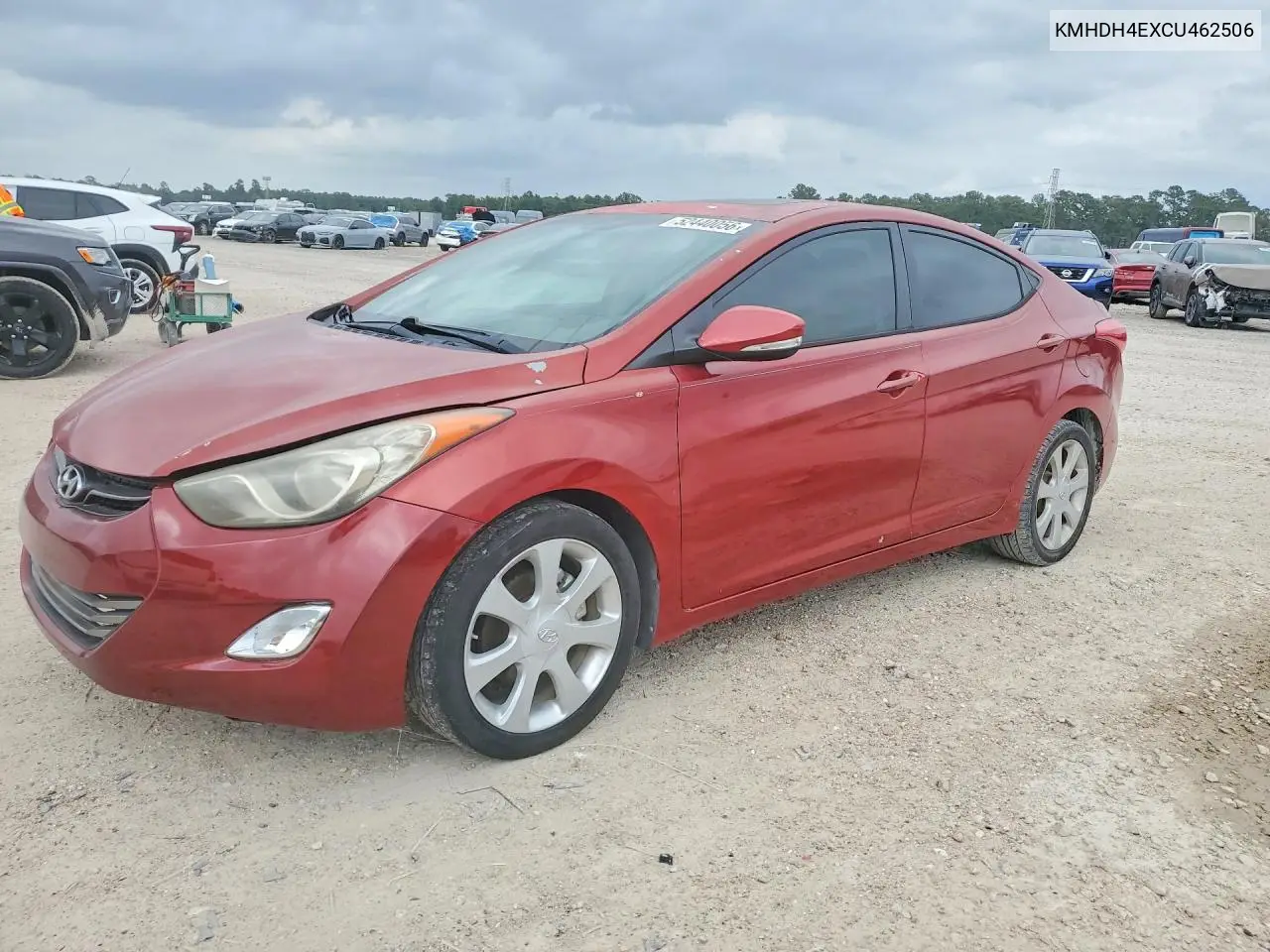 KMHDH4AEXCU462506 2012 Hyun Elantra