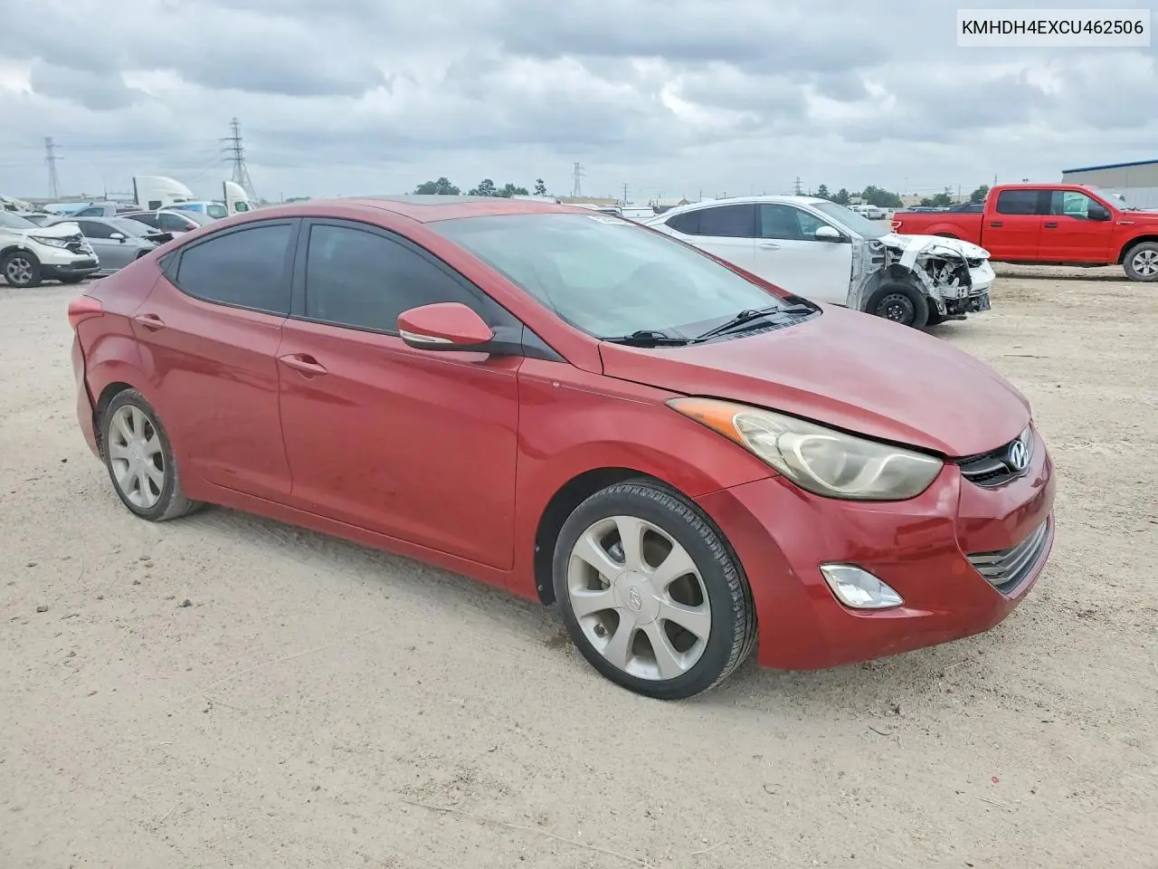 KMHDH4AEXCU462506 2012 Hyun Elantra
