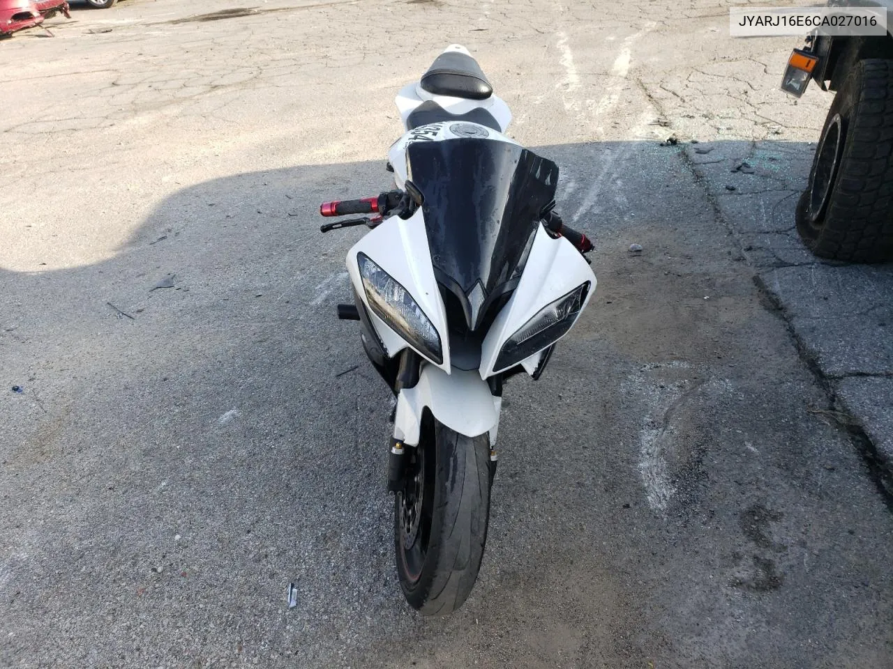 JYARJ16E6CA027016 2012 Yamaha Yzfr6