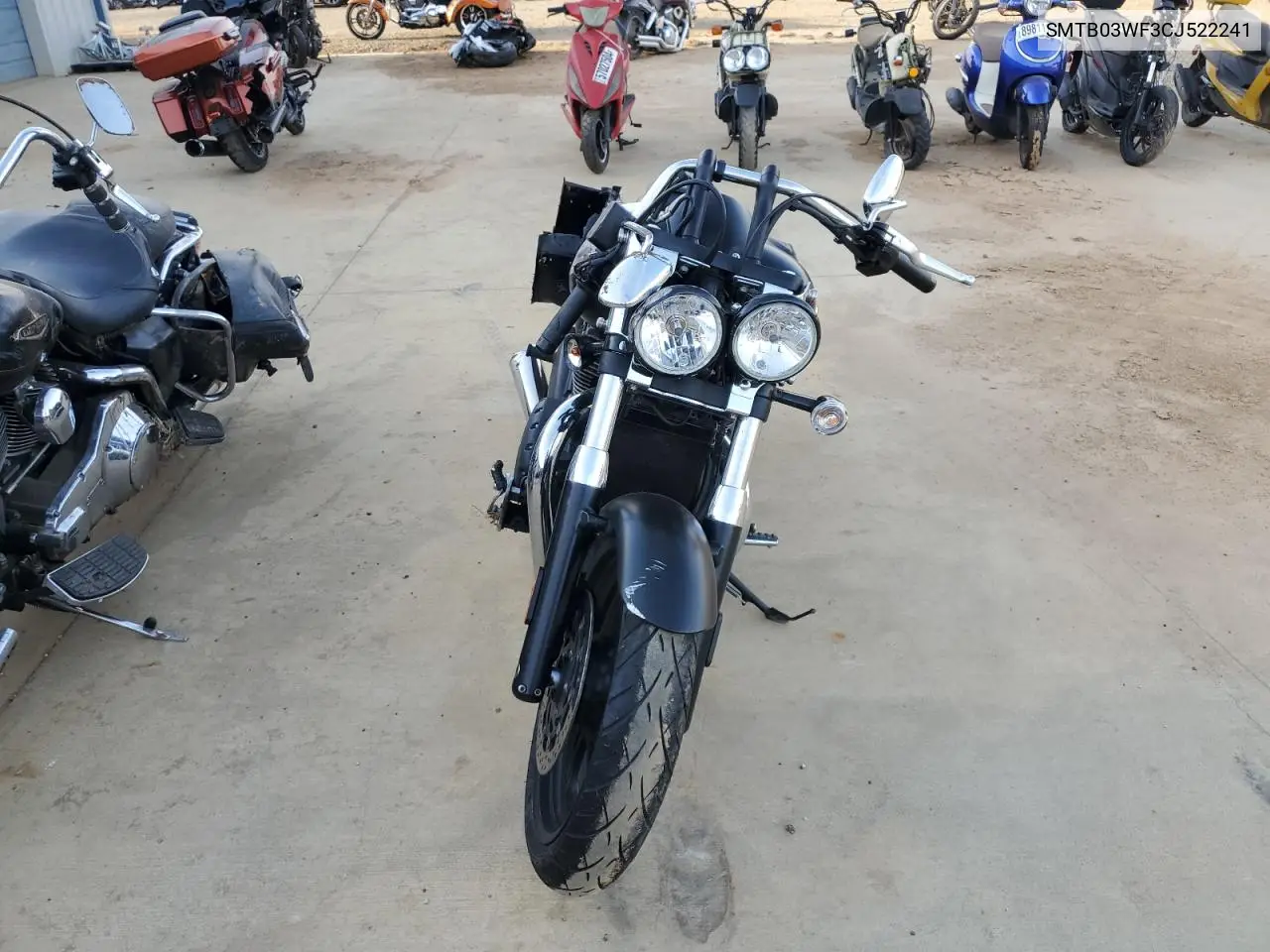 SMTB03WF3CJ522241 2012 Triumph Motorcycle Thunderbird Storm Abs