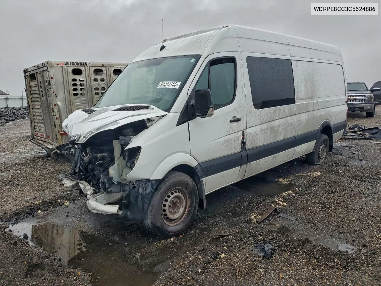 WDRPE8CC3C5624886 2012 Freightliner Sprinter 2500