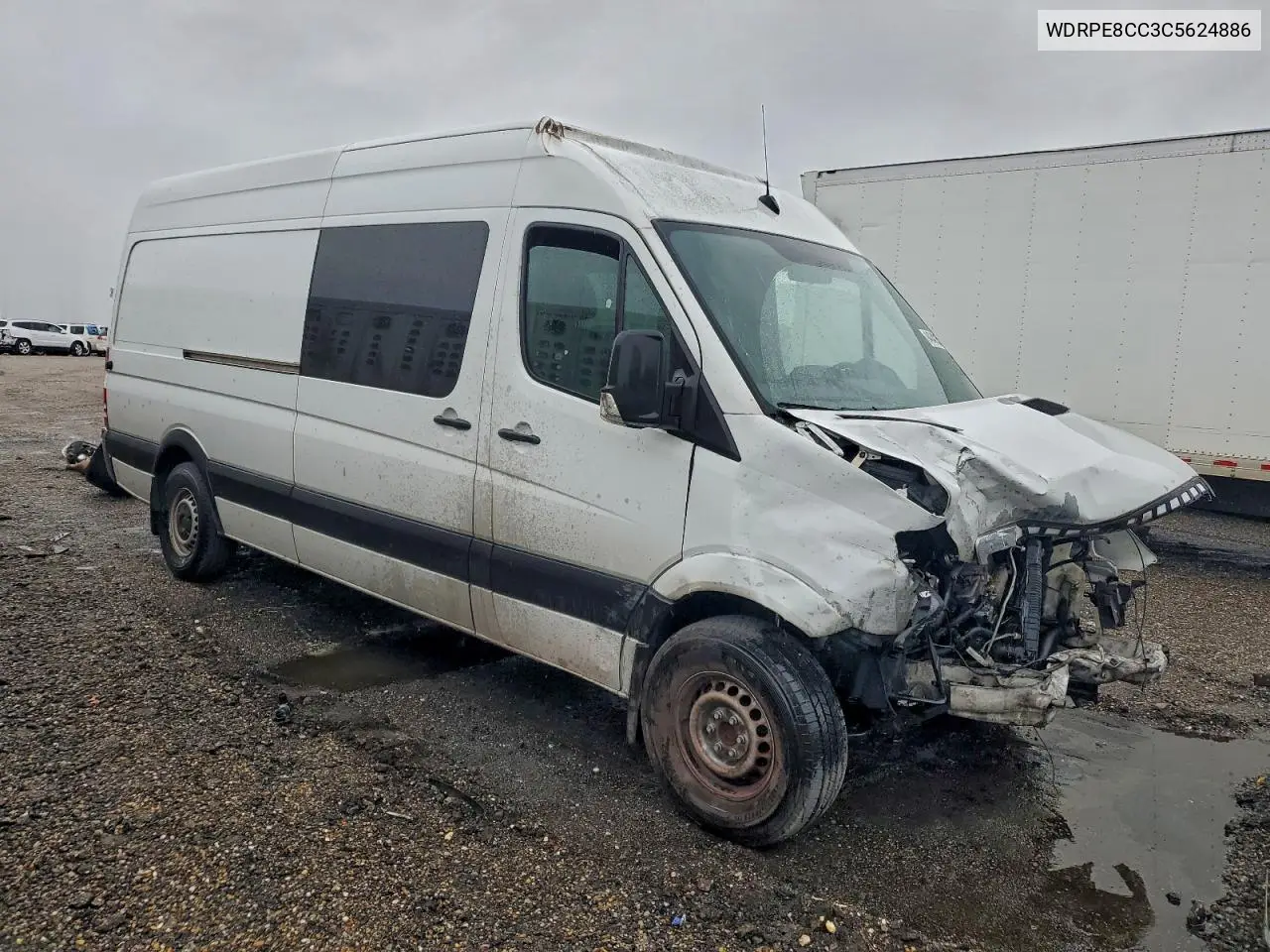 WDRPE8CC3C5624886 2012 Freightliner Sprinter 2500