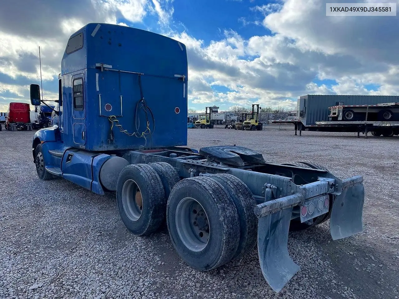 1XKAD49X9DJ345581 2013 Kenworth Construction T660
