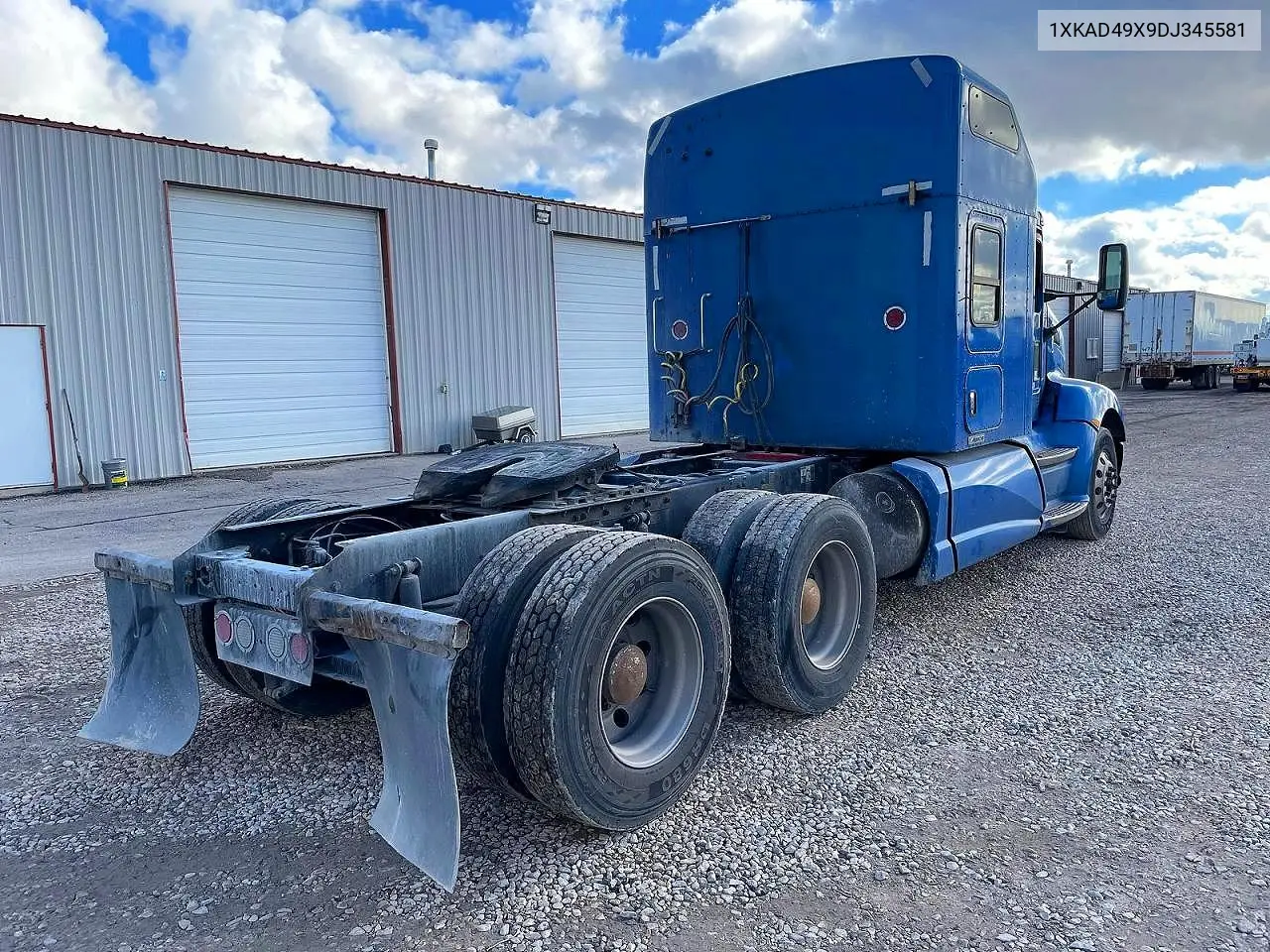 1XKAD49X9DJ345581 2013 Kenworth Construction T660
