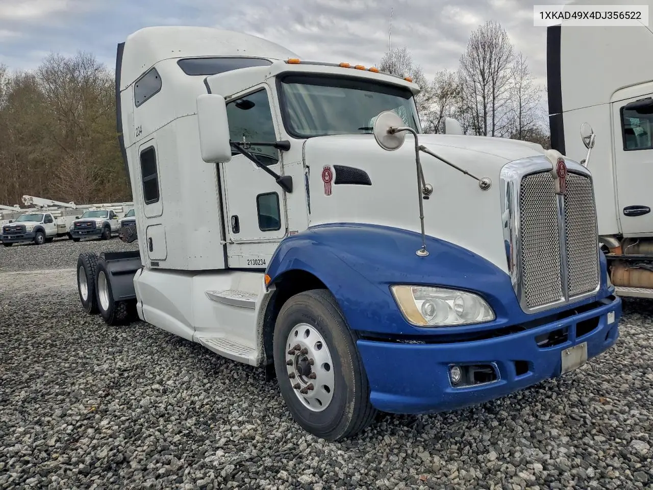 2013 Kenworth T600 Semi Truck VIN: 1XKAD49X4DJ356522 Lot: 96190605