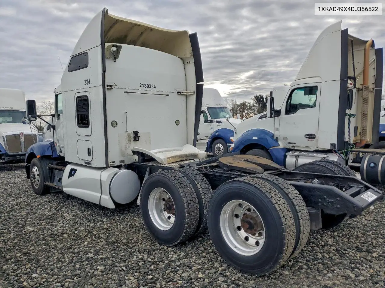 2013 Kenworth T600 Semi Truck VIN: 1XKAD49X4DJ356522 Lot: 96190605