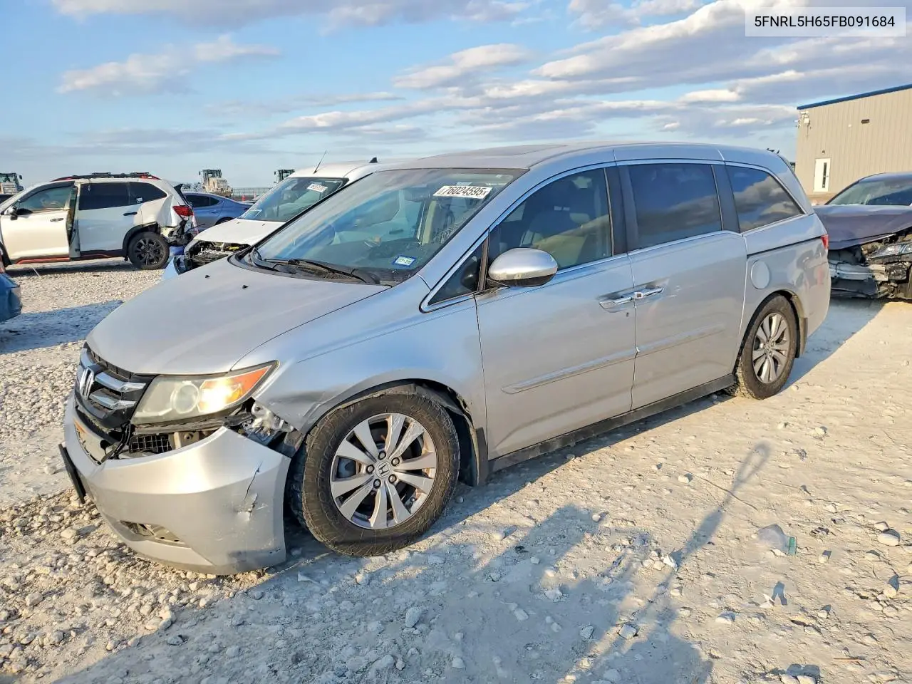 5FNRL5H65FB091684 2015 Honda Odyssey Exl