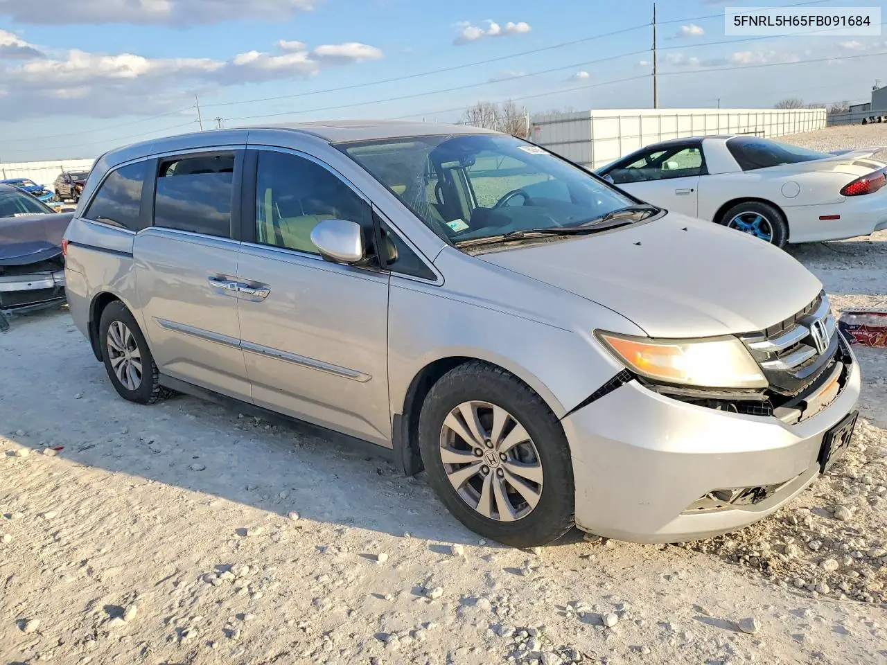 5FNRL5H65FB091684 2015 Honda Odyssey Exl