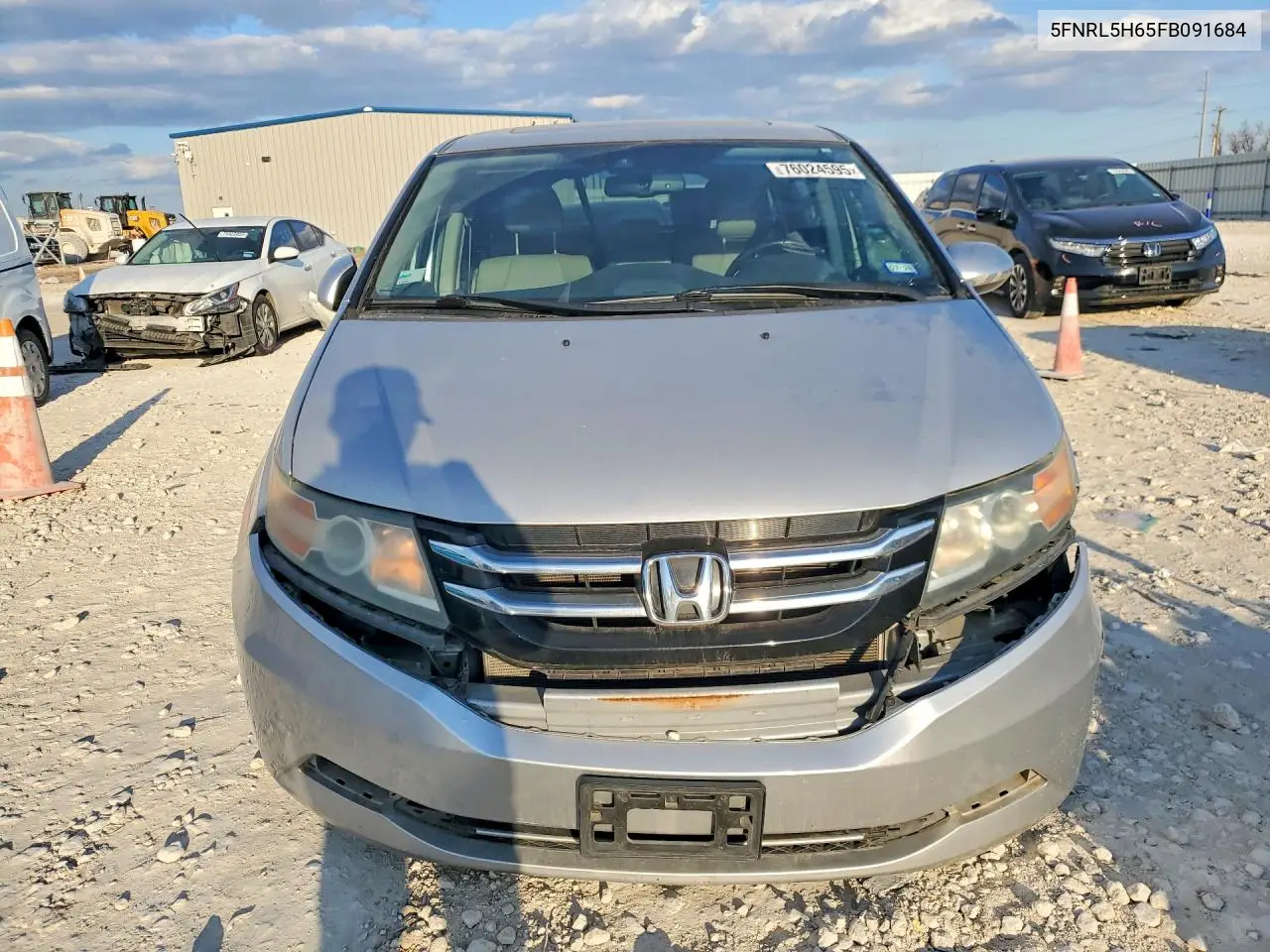 5FNRL5H65FB091684 2015 Honda Odyssey Exl