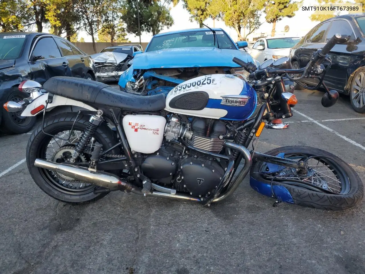 SMT910K16FT673989 2015 Triumph Motorcycle Bonneville T100