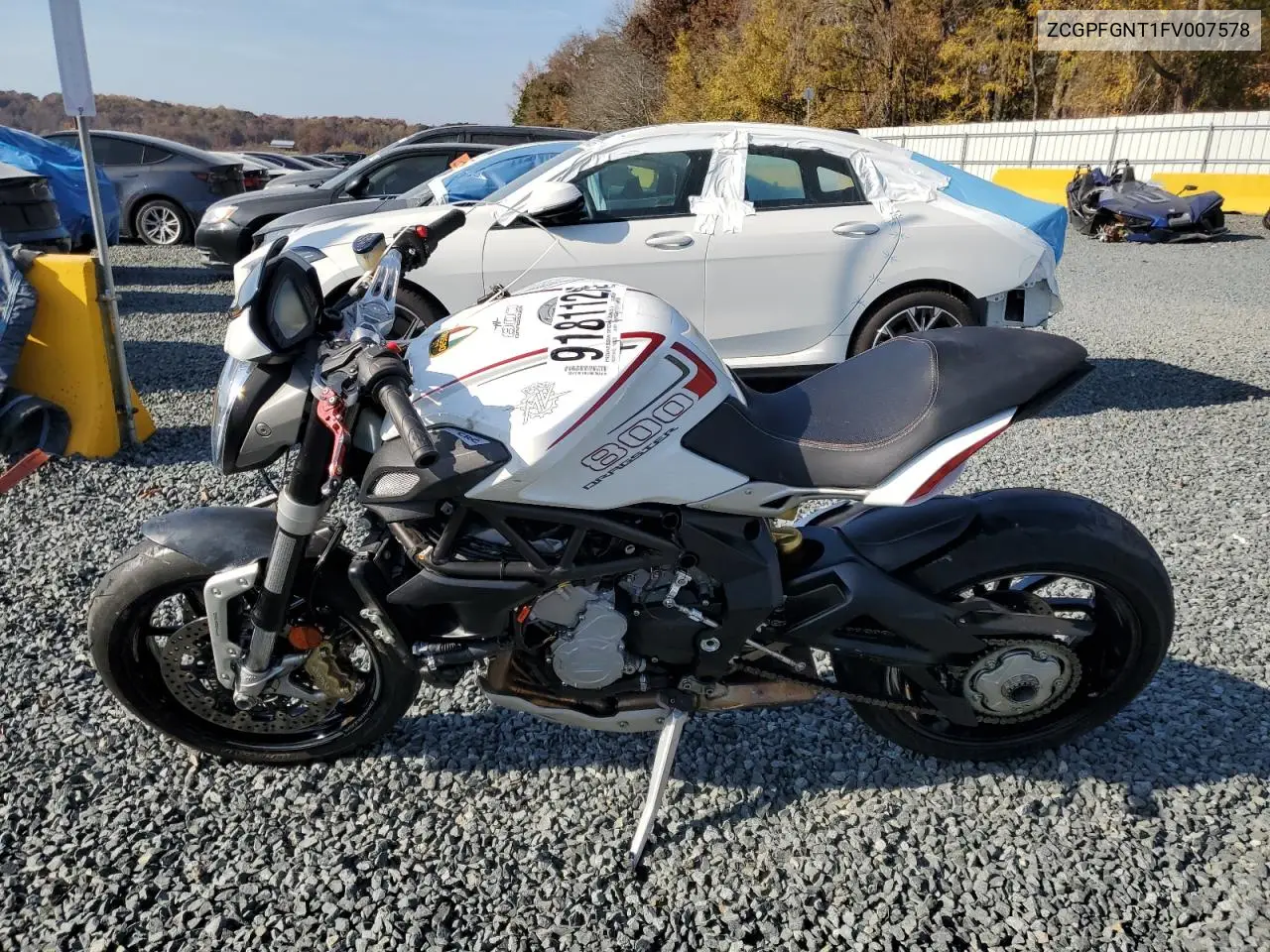 ZCGPFGNT1FV007578 2015 M. V. Agusta Brutale 800 Dragster