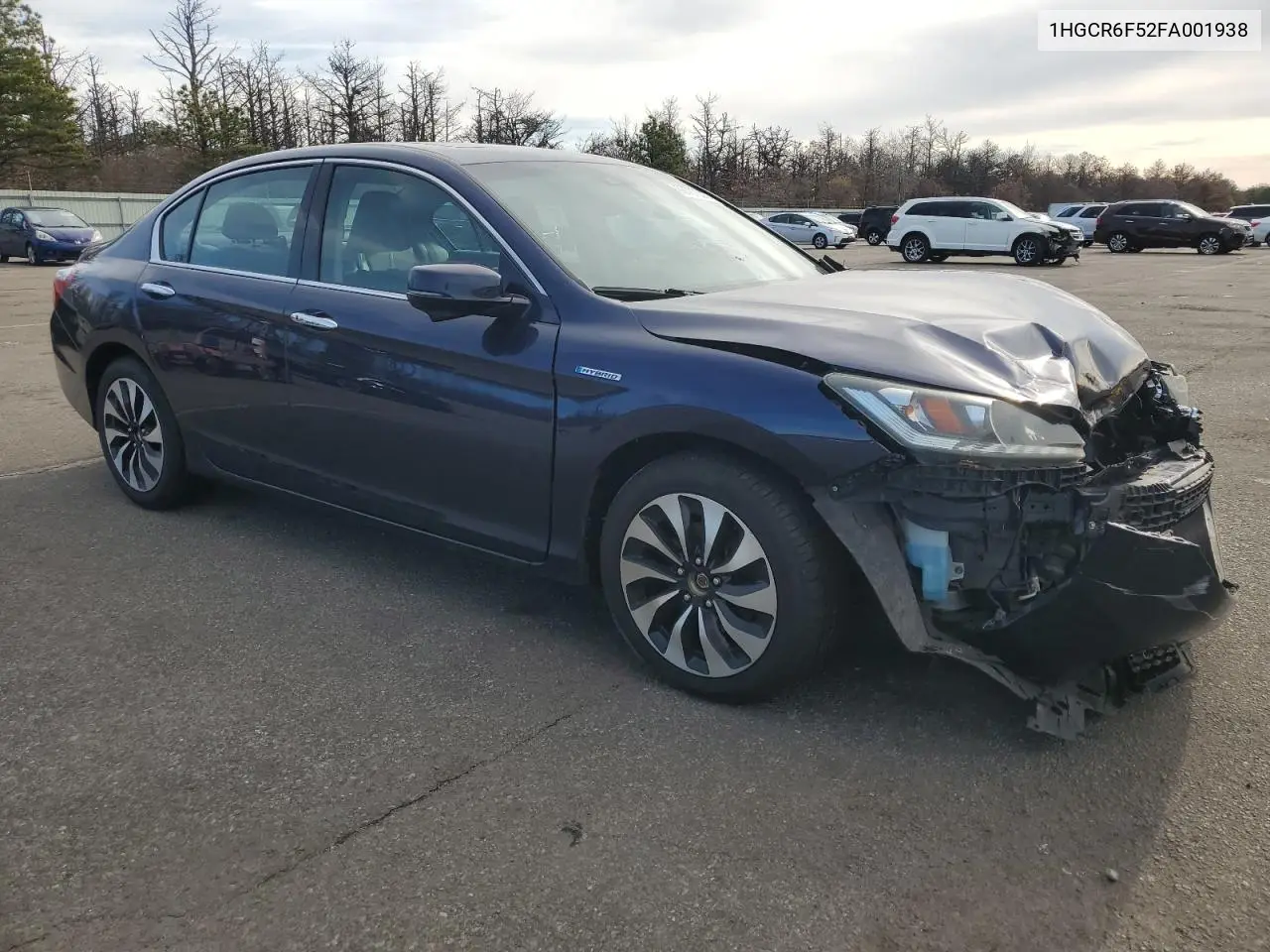 1HGCR6F52FA001938 2015 Hond Accord Hyb