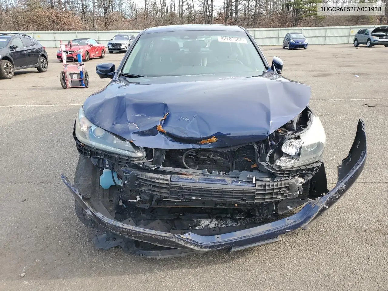 1HGCR6F52FA001938 2015 Hond Accord Hyb