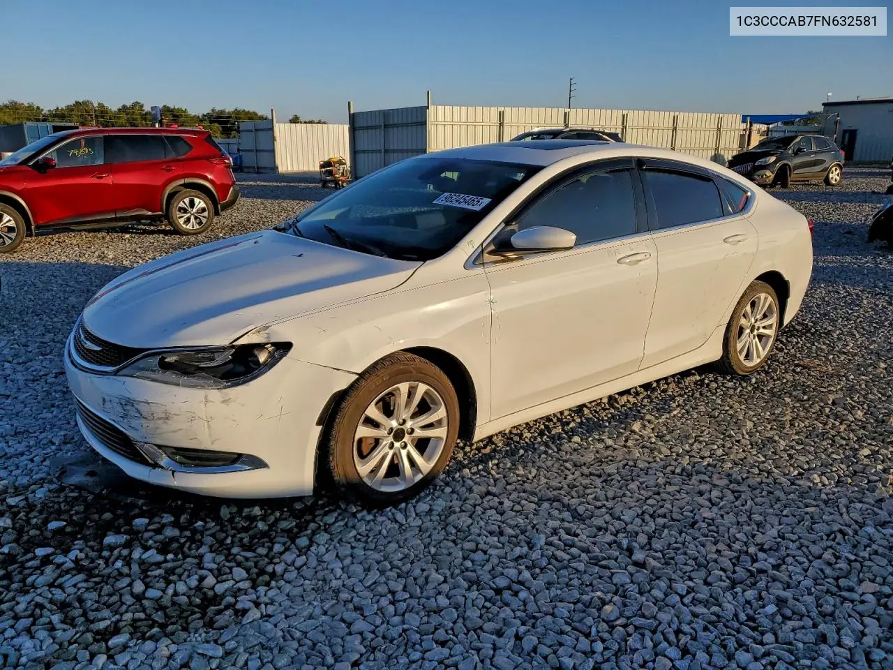 1C3CCCAB7FN632581 2015 Chry 200 Limited Fwd