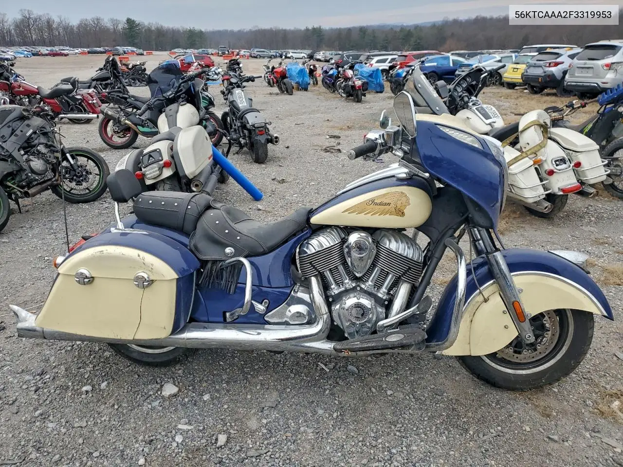 2015 Indian Motorcycle Co. Chieftain VIN: 56KTCAAA2F3319953 Lot: 96346295