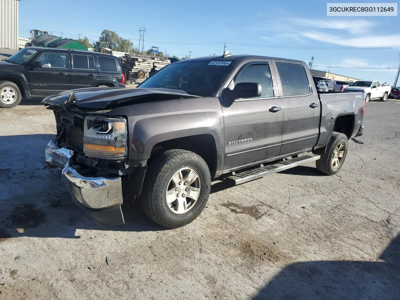 3GCUKREC8GG112649 2016 Chev Silv1500 4Wd