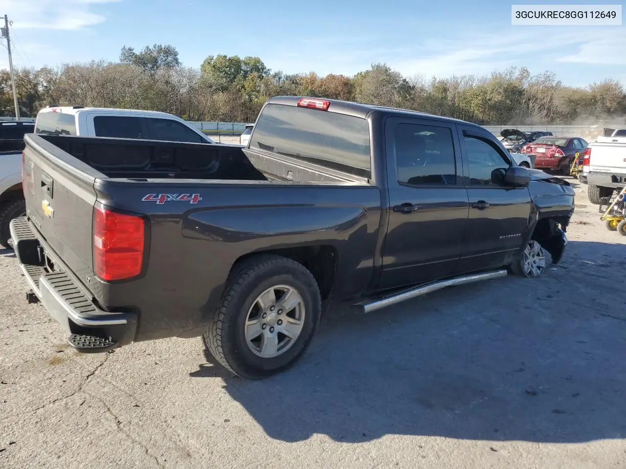 3GCUKREC8GG112649 2016 Chev Silv1500 4Wd