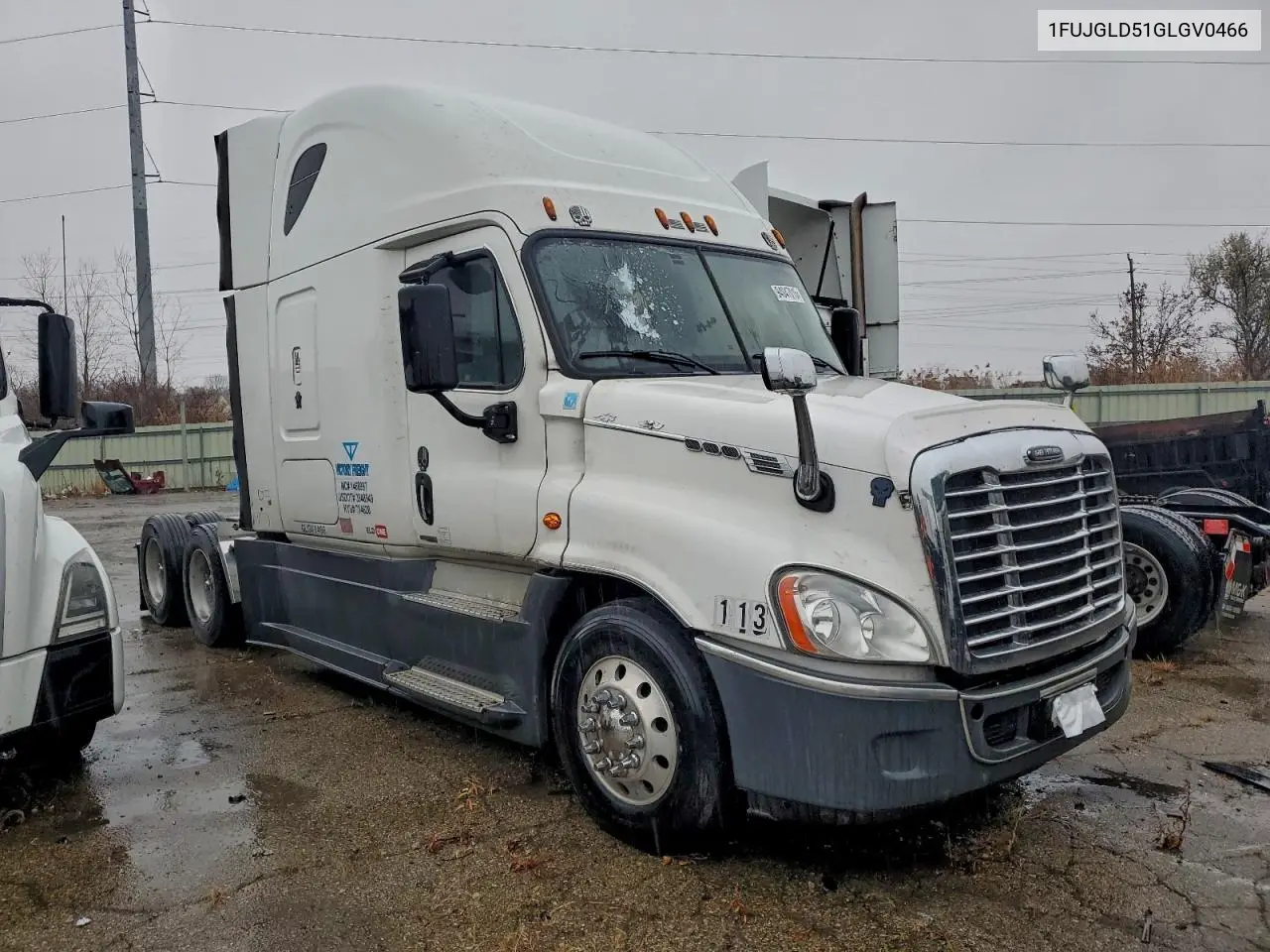 2016 Freightliner Cascadia 1 - Semi Truck VIN: 1FUJGLD51GLGV0466 Lot: 94047015