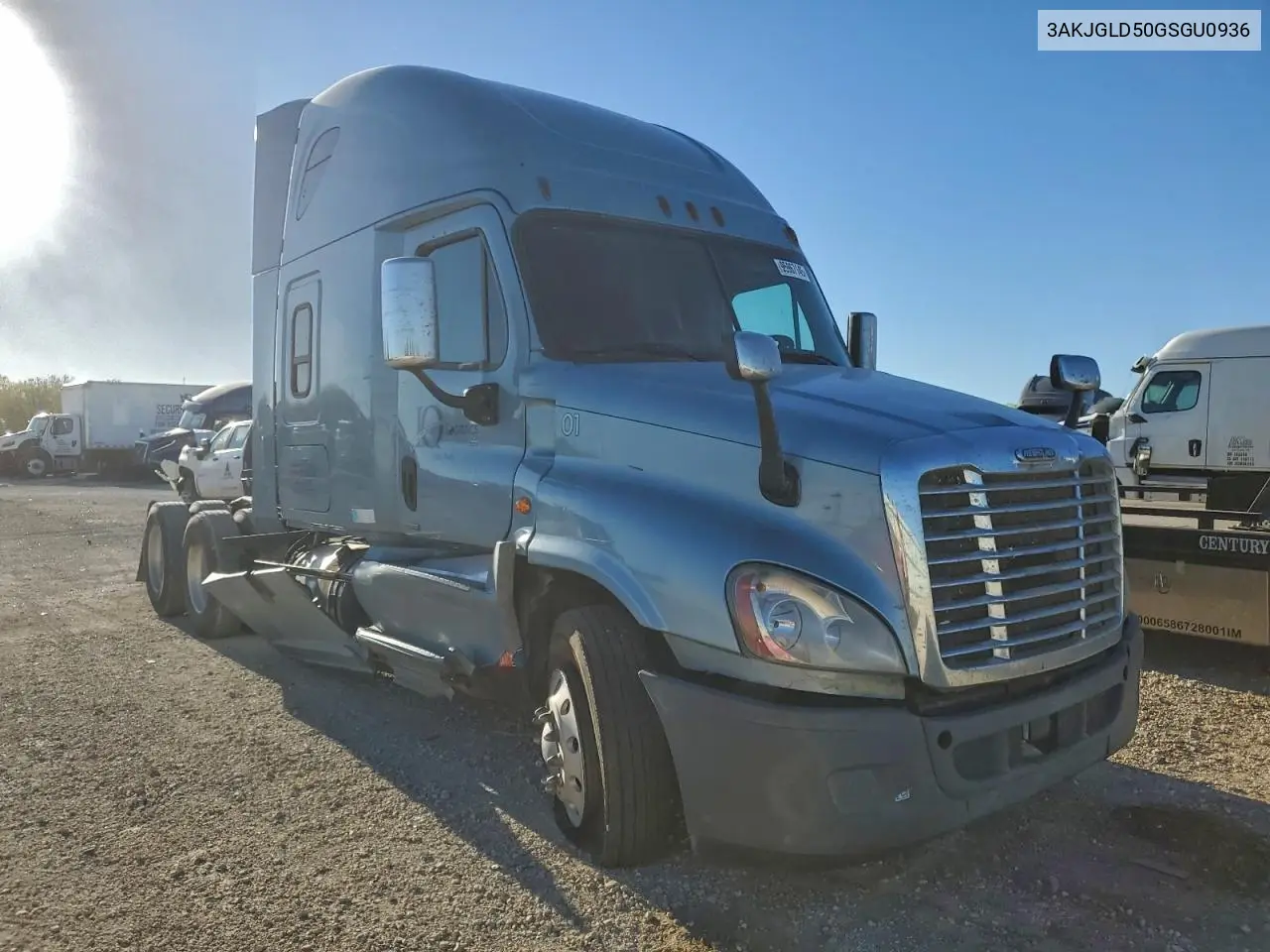 2016 Freightliner Cascadia 125 Semi Truck VIN: 3AKJGLD50GSGU0936 Lot: 95967145
