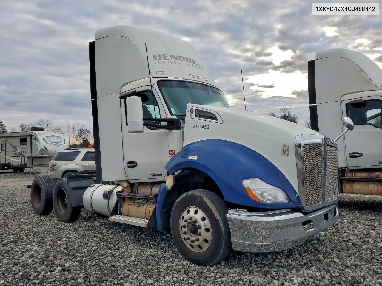 2016 Kenworth T680 Semi Truck VIN: 1XKYD49X4GJ488442 Lot: 96159665