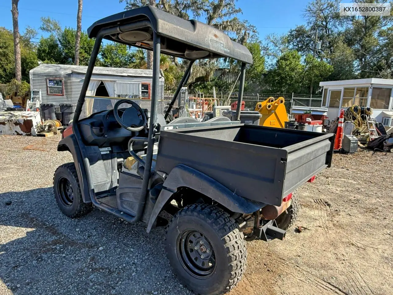 2016 Club Car Carryall VIN: KX1652800387 Lot: 96971505