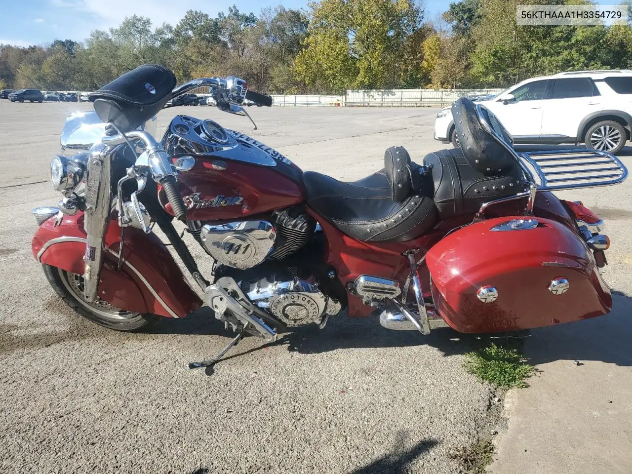 56KTHAAA1H3354729 2017 Indian Motorcycle Co. Springfield